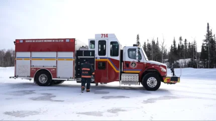 Les pompiers en action